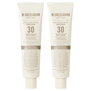 더블유드레스룸 퍼퓸 대용량 핸드크림 30 화이트머스크, 100ml, 2개