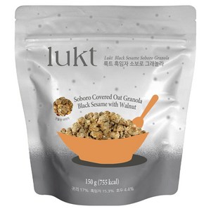 룩트 흑임자 소보로 그래놀라, 150g, 1개