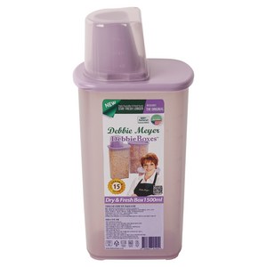 데비마이어 드라이 앤 프레쉬 박스 잡곡통, 라벤더퍼플, 1.5L(130 x..., 1개