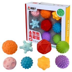 재미존 소프트 촉감볼 8종 세트