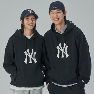 뉴에라 남녀공용 MLB 빅로고 뉴욕 양키스 후드티 1488156
