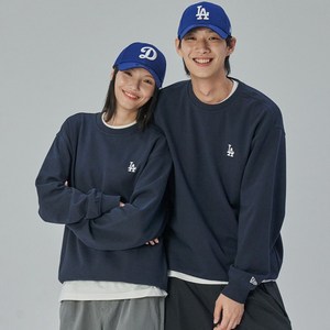 뉴에라 남녀공용 MLB 스몰로고 LA 다저스 맨투맨 1488156