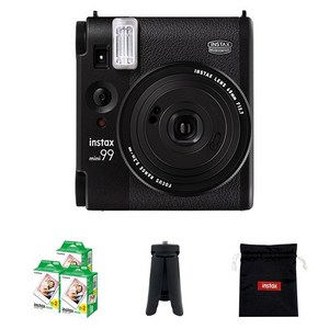 인스탁스 mini 99 즉석카메라 블랙 + 미니 필름 60p + 미니 삼각대 랜덤발송 + 로고 파우치 랜덤발송 세트