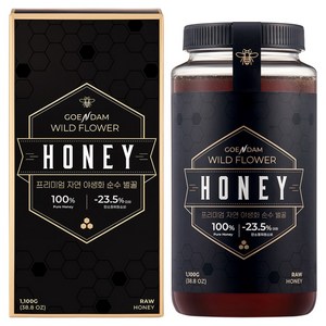 고은담 프리미엄 자연 야생화 순수 벌꿀, 1.1kg, 1개