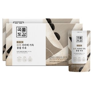 곡물도감 국산 무가당 21곡 서리태 가득 콩물두유, 180ml, 30개