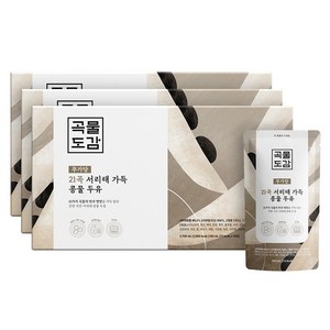 곡물도감 21곡 서리태 가득 콩물두유, 180ml, 45개