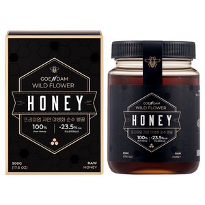 고은담 프리미엄 자연 야생화 순수 벌꿀, 500g, 1개