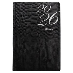 양지다이어리 2026 유즈어리18 다이어리, 블랙, 170 x 248m..., 1개
