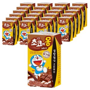 초코에몽 미니 무가당, 120ml, 24개