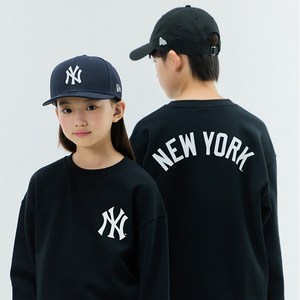 뉴에라 아동용 MLB 베이직 로고 맨투맨 뉴욕 양키스