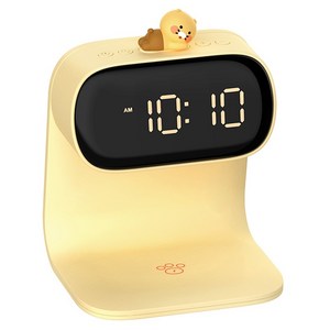 퓨전에프엔씨 카카오프렌즈 춘식이 CS 무선충전 시계 무드등 KWDS200