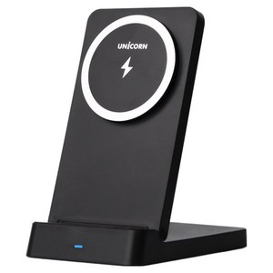 유니콘 15W 접이식 PD3.0 QC3.0 지원 스탠드 맥세이프 고속무선충전기 ZQ-M15W