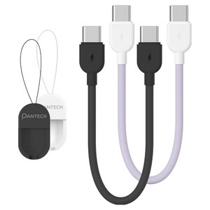 C타입-C타입 초고속 충전 휴대용 숏케이블 60W세트