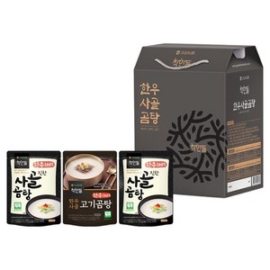 착한들 한우사골곰탕 500ml x 2p + 한우고기곰탕 500g 선물세트 4호, 1세트