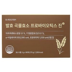 닥터루템 정품 발효 곡물효소 프로바이오틱스 진, 90회분, 1개