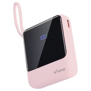 시홈 PD 22.5W 고속충전 일체형 미니 보조배터리 10000mAh