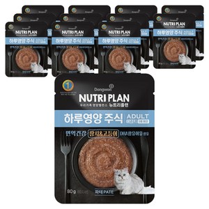 동원뉴트리플랜 어덜트 고양이 하루영양 주식파우치 고등어