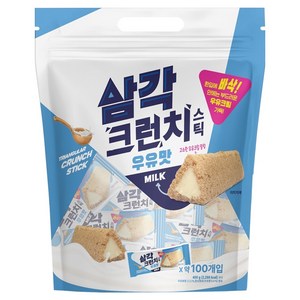 삼각 크런치 스틱 우유맛, 400g, 1개