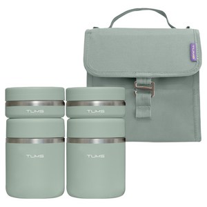텀스 투고 보온도시락 2종 x 2p 세트