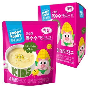 푸디버디 옥수수크림스프, 150g, 3개