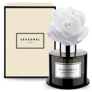 시즈넬 퍼퓸향 화이트 로즈 블랙에디션 차량용 디퓨저 120ml, 모링가 벨, 1개