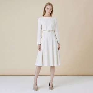 케네스레이디 여성용 첼리잇 벨티드 플레어 원피스