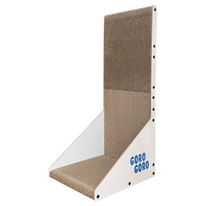 고로고로 고양이 L자 우드 수직 스크래쳐, 흰색, 345 x 450 ..., 1개