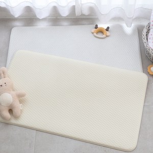 베베프 기저귀교환대 갈이대 전용 PVC 양면쿠션 매트, 버터크림 + 라이트..., 75 x 45 x ...