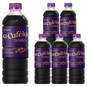 아카페라 올데이 헤이즐넛 아메리카노, 1L, 6개