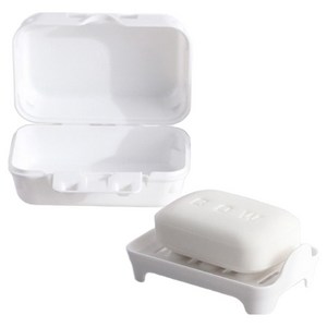 릴리바스 분리형 물빠짐 받침 비누 케이스