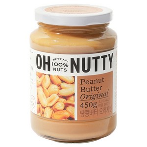 오넛티 땅콩버터 오리지널 100%, 450g, 1개
