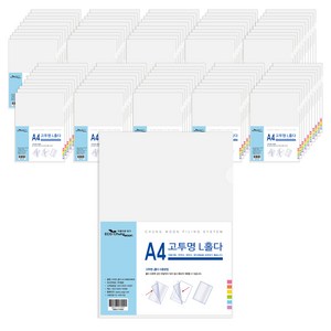 에코청운 L홀더파일, 투명, 100개