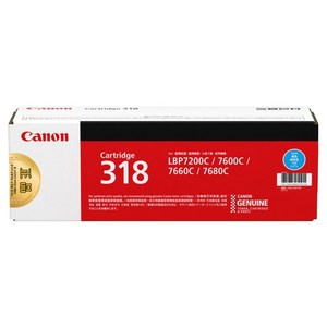 캐논 정품 토너 카트리지 CRG-318C