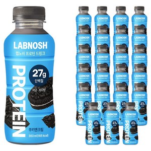 랩노쉬 프로틴 드링크 쿠키앤크림, 350ml, 24개