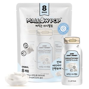 멜로팝 짜먹는 마시멜로 8p, 160g, 1개