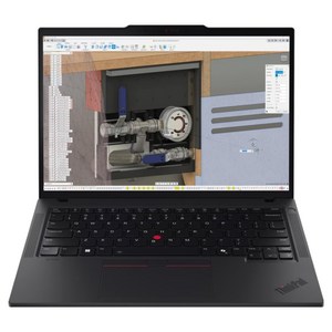 레노버 ThinkPad 블랙 약 14인치에 해당함, 512GB, 16GB, WIN11 Pro, 2025.06