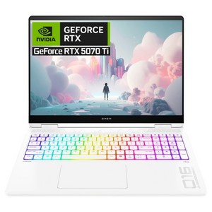 HP OMEN Ceramic White 약 16인치에 해당함, 코어Ultra9, 1TB, 32GB, WIN11 Home, 2025.09