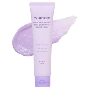 파파레서피 가지 클리어링 피지흡착 모공 스무딩 팩 클렌저, 100ml, 1개