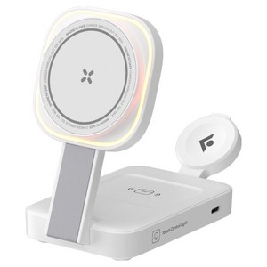 이어맥 폴더블 맥세이프 무드등 3 in 1 23W 고속 무선충전기 거치대