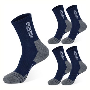 아웃도어프로덕츠 하이킹 중목 양말 5켤레, 네이비, S(220~250m..., 5개