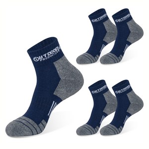 아웃도어프로덕츠 하이킹 단목 양말 5켤레, 네이비, S(220~250m..., 5개