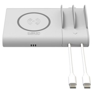 큐브온 3포트 유무선 C타입 멀티충전기 JI-730H
