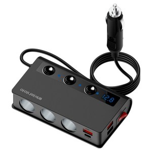 아이나비허브 고속 150W 7in1 시거잭 충전 차량용 멀티소켓 ISC-MHP01