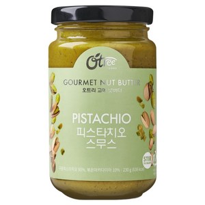 오트리 고메 넛버터 피스타치오 스무스, 230g, 1개