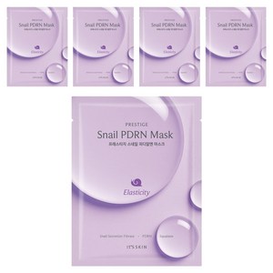 잇츠스킨 프레스티지 스네일 피디알엔 마스크, 5개입, 1개