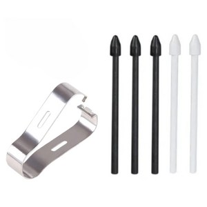 다온셀렉트 삼성 갤럭시 s펜 호환 교체용 펜촉 블랙 3p + 화이트 2p 세트