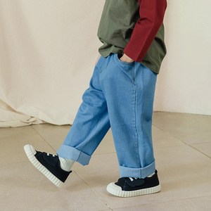 유니프랜드 데일리 스판데님 9부 팬츠