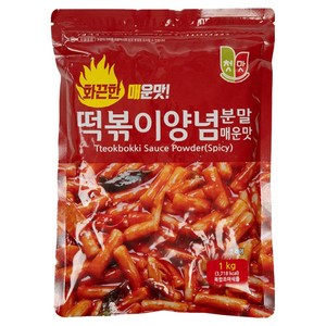 첫맛 떡볶이양념 분말 매운맛, 1kg, 1개