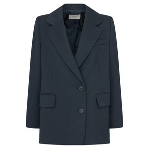 라인어디션 여성용 트윌 테일러드 울자켓