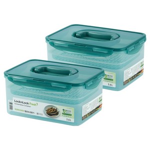 락앤락 발효 숙성 용기 + 누름판 세트, 3.6L, 2세트